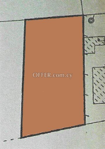 Residential Plot Of 846 Sq.M.  In Deryneia - 1