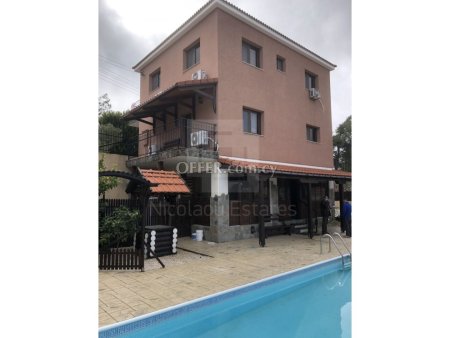 Beautiful four bedroom house with private swimming pool and sauna for sale in Louvaras Limassol - 7