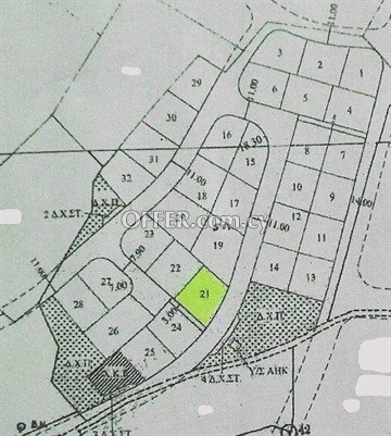 Plot Of 599 Sq.M.  In Latsia, Nicosia