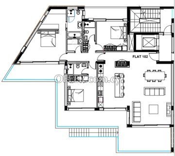 3 Bedroom Luxury Duplex Apartment With Extra Room  In Germasogeia, Lim - 1