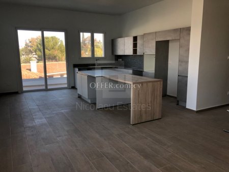 Brand new 5 bedroom penthouse for rent with roof garden in Engomi