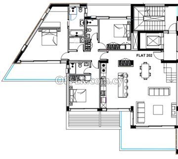 3 Bedroom Luxury Duplex Apartment With Extra Room  In Germasogeia, Lim - 3