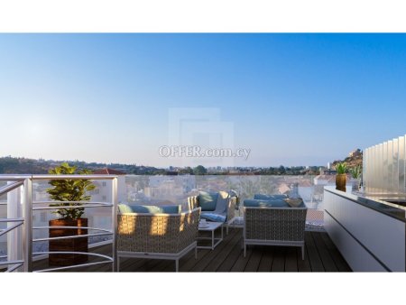 New three bedroom penthouse with private pool in Germasogeia premium area - 4