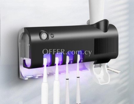 Automatic UV Toothbrush Holder Solar Energy Sterilizer