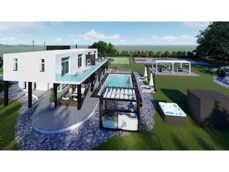 Four bedroom luxury villa with huge garden and private swimming pool in Pervolia Larnaca - 4