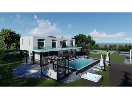 Four bedroom luxury villa with huge garden and private swimming pool in Pervolia Larnaca - 3