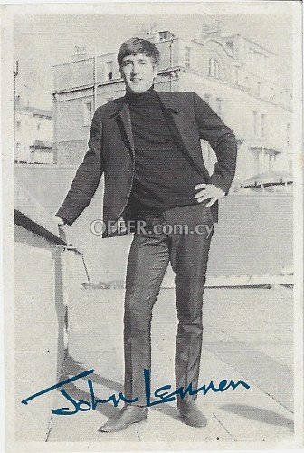1960s Photograph of John Lennon with autograph - 1