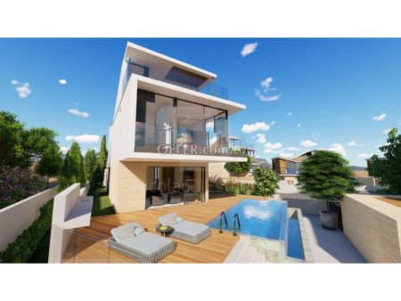 New four bedroom villa for sale in the front line of Kato Paphos