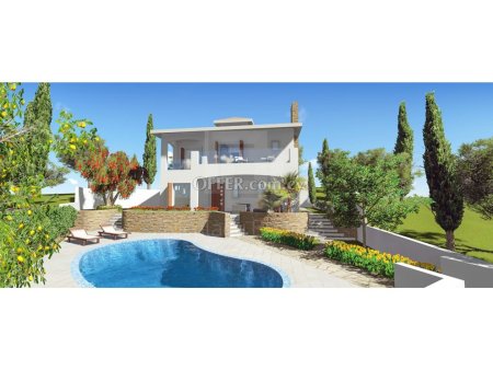 Four bedroom villa with private swimming pool for sale in Kamares area of Paphos - Main Photo