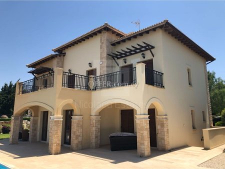 Luxury four bedroom villa with swimming pool for sale in Aphrodite Hills area of Paphos - Main Photo