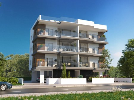Brand new one bedroom apartment plus office room in Strovolos on the Top floor