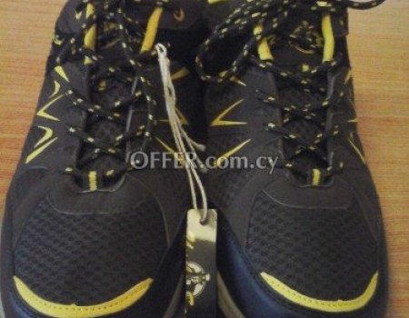 GREY AND BRIGHT GREEN SHOES BY UNCLE SAM