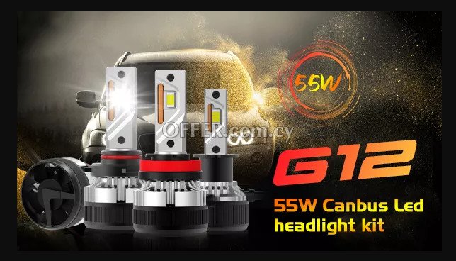 LED headlight bulbs H7 110W - 8
