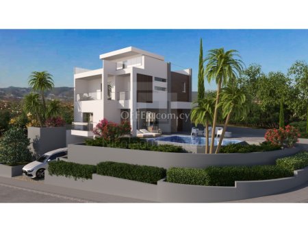 Modern three bedroom detached villa with private swimming pool and roof garden in Parekklisia - 5