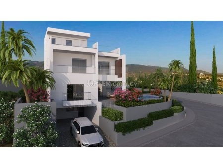 Modern three bedroom detached villa with private swimming pool and roof garden in Parekklisia - 4