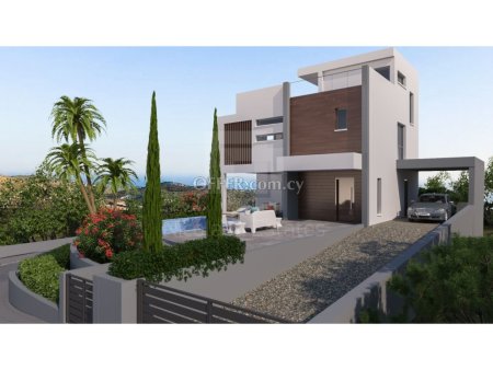 Modern three bedroom detached villa with private swimming pool and roof garden in Parekklisia - 3