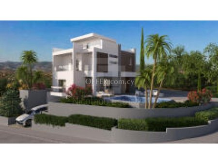 Modern three bedroom detached villa with private swimming pool and roof garden in Parekklisia - 2