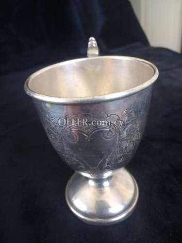 1060-Antique Silver Pitcher Hand Chased Late 1800's - Ακολουθούν Ελληνικά - 5