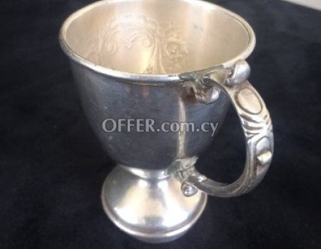 1060-Antique Silver Pitcher Hand Chased Late 1800's - Ακολουθούν Ελληνικά - 1