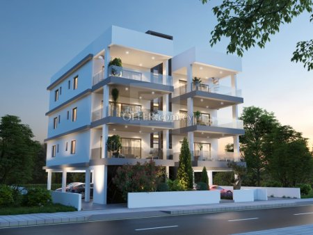 Under construction 2 bedroom apartment with roof garden for sale in Strovolos next to green area
