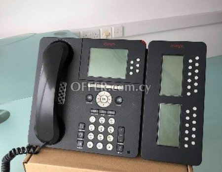17 x Avaya 9630G IP Phone - PoE with sbm24 module