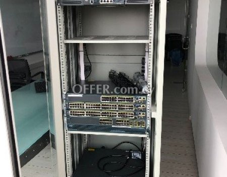 Server Rack 37U, 183cm x 60cm x 60cm with 2 fans, color beige