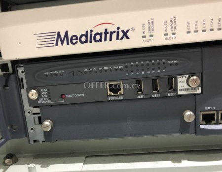 Avaya media gateway s8300 with mm711, mm710 and mediatrix 3000 series