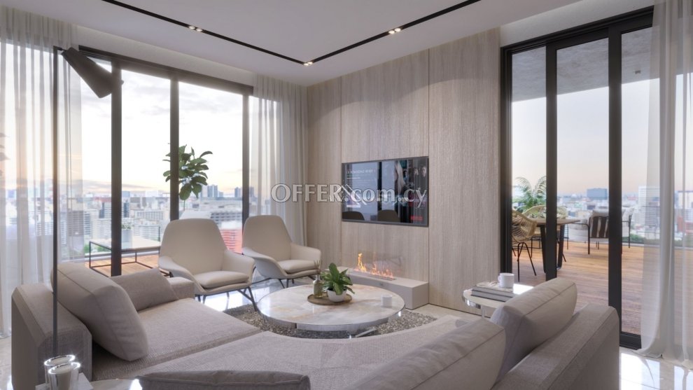 Modern 2 Bedroom Apartment with Roof Garden, Aradippou - 10