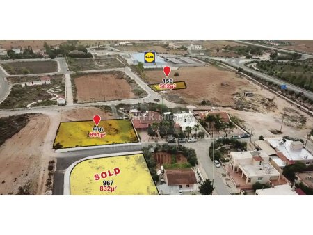 891 sq.m. residential plot for sale in Kokkinotrimithia near LIDL supermarket