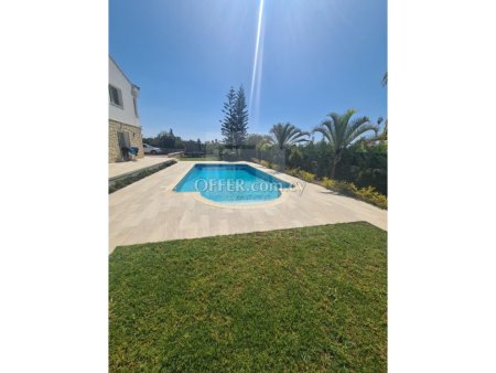 Beautiful detached villa pool and basketball court Pyrgos Limassol Cyprus