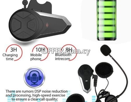 motorcycle helmet intercom 1000M wireless helmet headset waterproof BT interphone intercomunicador moto FM