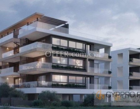 2 Bedroom Penthouse with Roof Garden in Agios Athanasios