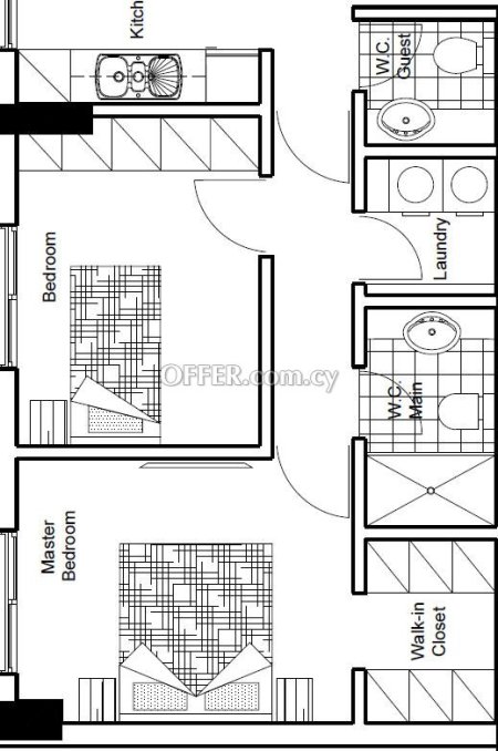 New For Sale €284,000 Apartment 2 bedrooms, Egkomi Nicosia - 3