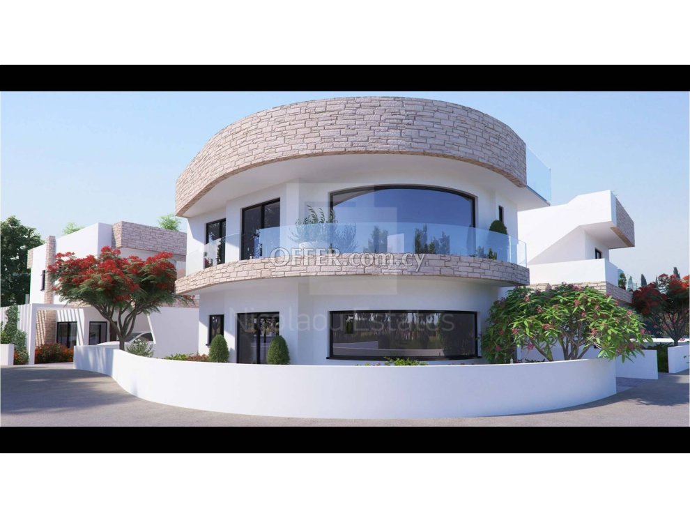 New nice design four bedroom villa with roof garden for sale in Emba village of Paphos - 2