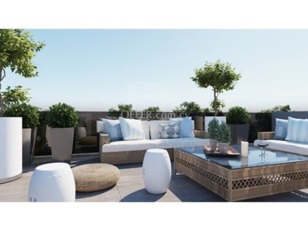 Luxury 2 bedroom apartment with private roof garden for sale in Strovolos