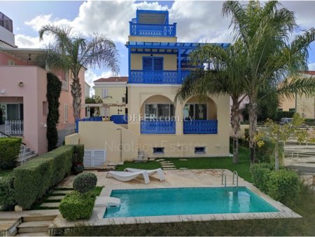 Three bedroom villa with private swimming pool in exclusive area in Limassol Marina - 1