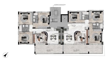 New For Sale €305,000 Penthouse Luxury Apartment 3 bedrooms, Egkomi Nicosia - Main Photo