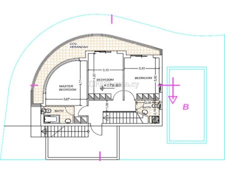 New nice design three bedroom villa with roof garden for sale in Emba village of Paphos - 6