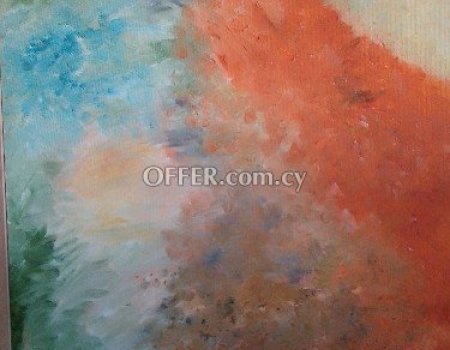 Gallery artist original paint oil on canvas 60x80 cm signed by artist