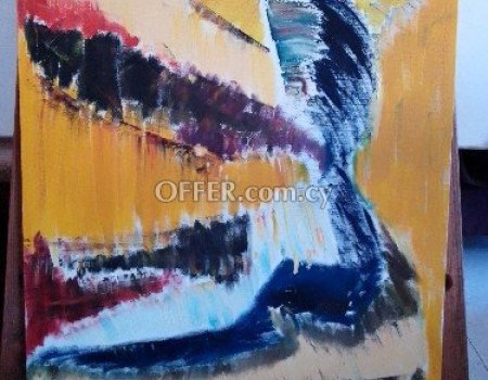 Gallery artist original paint oil on canvas 50x65 cm signed by artist