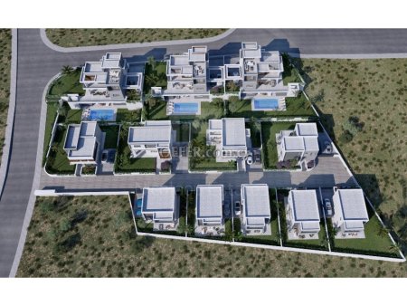 New five bedroom villa with roof garden for sale in Agios Tychonas tourist area - 2