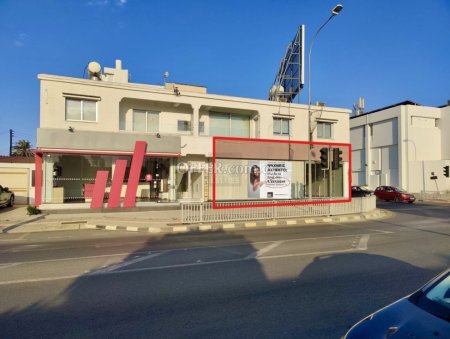 Shop for rent on 1st April Avenue in Paralimni