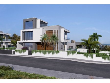New five bedroom villa with roof garden for sale in Agios Tychonas tourist area - 4