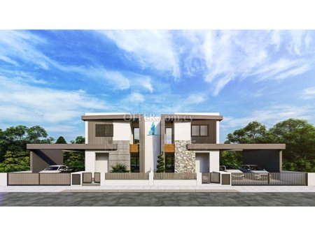 2 gorgeous semi detached homes for sale in Kolossi Limassol