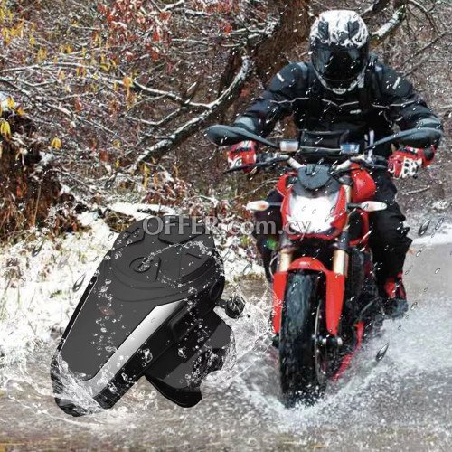 Bluetooth intercom device motorcycle helmet intercom 1000M wireless helmet headset waterproof BT interphone - 7