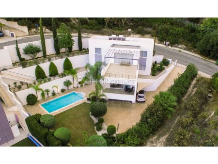 Brand new three bedroom luxury villa with swimming pool and amazing views in Peya in Paphos