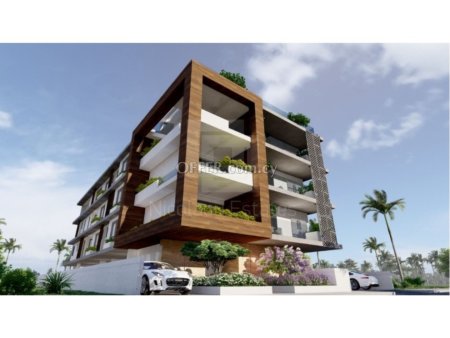 Three bedroom penthouse with roof garden for sale in Aradippou