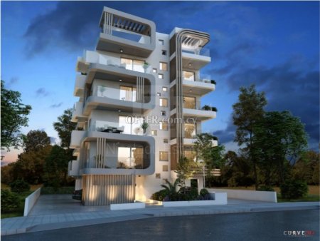 Brand new 2 bedroom plus one penthouse with private roof garden walking distance of Larnaca s new marina