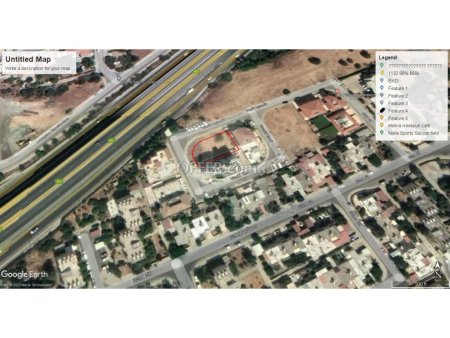 Half corner plot for sale in Kato Polemidia area of Limassol