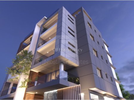 Under construction luxury 2 plus one bedroom apartment for sale in Larnaca very close to the new marina area